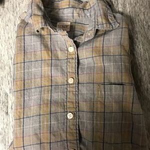 J Crew Plaid button up
